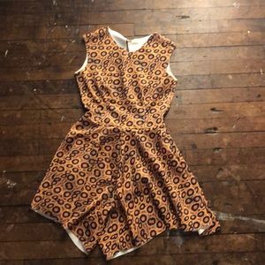 Leopard Print Scuba Romper
